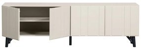 Krémszínű borovi fenyő TV-állvány 181x56 cm Miller – WOOOD