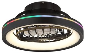 Globo 03665 - LED RGB Dimmelhető mennyezeti ventilátor DEANNE LED/40W/230V + távirányító