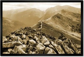 Poszterek keretben 60x40 Tátra Lengyel hegyek Kilátás