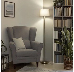 Brilagi - LED állólámpa CERIA 1xE27/40W/230V Ø 30 cm szürke/matt króm