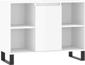 vidaXL magasfényű fehér szerelt fa fürdőszobaszekrény 80 x 33 x 60 cm
