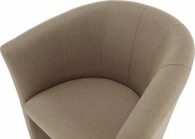 Klub fotel, bézs anyag, CUBA