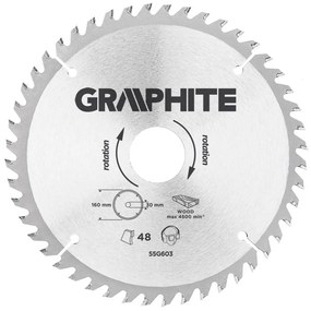 KŐRFŰRÉSZLAP 160*30MM 48FOG. CARBIDE GRAPHITE