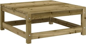 vidaXL impregnált fenyőfa kerti lábtartó 70 x 70 x 30 cm