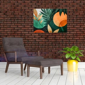 Kép - Geometrikus természeti minták (70x50 cm)