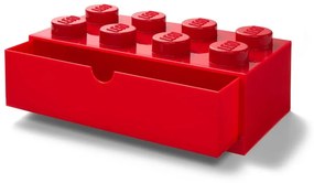 Piros, fiókos tárolódoboz, 31 x 16 cm - LEGO®