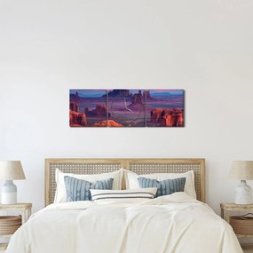 Kép - Hunts Mesa (órával) (90x30 cm)