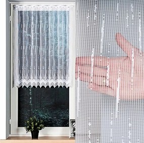 Jacquard függöny Irigy Hónaljmirigy mintás 000146 150x90cm (kész) szegéllyel