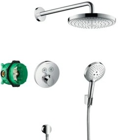 Zuhanyrendszer Hansgrohe Raindance Select vakolat alatti résszel együtt króm 27297000