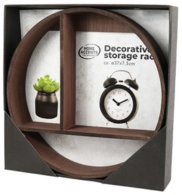 Fali dekoratív polc ACCENTS 37 cm - több színben Szín: Sötétbarna