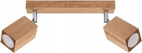 Fa fali-mennyezeti lámpa 2xGU10 Keke Sollux