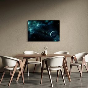 Kép - Élet az űrben (90x60 cm)