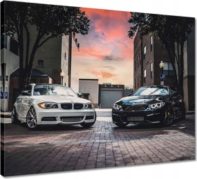 Vászonkép 50x40 Fekete-fehér Nővérek 2