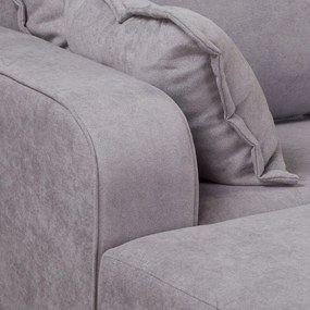 Szürke sarokkanapé (bal oldali) Beata – Ropez