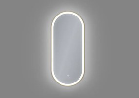 AREZZO design LED ovális okos tükör, arany