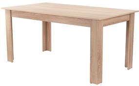 Yorki Standard étkezőasztal 160x90 cm sonoma tölgy