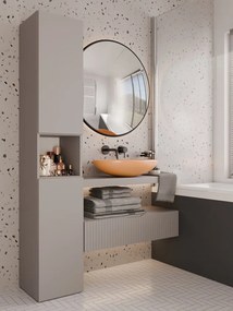 Faenza Nel I fürdőszoba szekrény, 30x31x174 cm, agyag színű