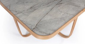 Hisar 90 - Oak, Grey Marble
