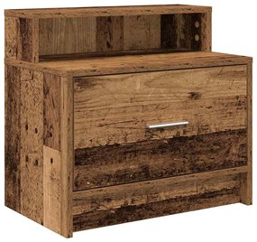 antik fa színű éjjeliszekrény fiókkal 51 x 31 x 47 cm