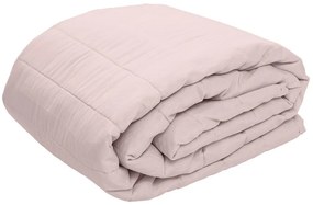 SUMMER nyári steppelt paplan 140x200 cm párnahuzattal 70x90 cm, púderrózsaszín