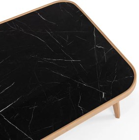 Hera 90 - Oak, Black Marble