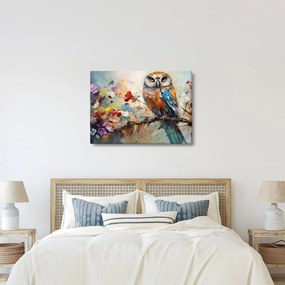 Kép - Festett bagoly (70x50 cm)