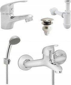 Mitris mosdó kád csaptelep szett króm