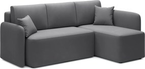 AKCIÓ sötétszürke sarokkanapé HADSON jobb sarok II. osztály Változat: Jobb sarok