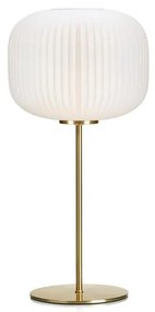 Markslöjd 107819 - Asztali lámpa SOBER 1xE27/60W/230V fehér/sárgaréz