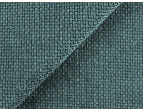 Kék zsenília kinyitható-tárolóhelyes sarokkanapé (bal oldali-heverő résszel) Mele – Makamii