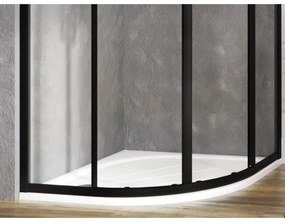 Ravak XA237701010 - Negyedkörű zuhanytálca ELIPSO 90x90 cm fehér