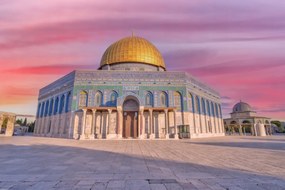 Poszter 60x40cm Al-Aksza mecset 3, Assaf Frank