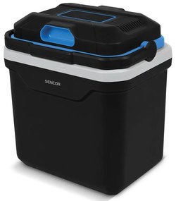 Sencor - Hordozható autós hűtőszekrény 24 l 60W/12V/230V fekete