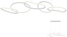 Redo 01-2597 - Dimmelhető LED csillár kábelen BIAS LED/108,6W/230V 3000K fehér