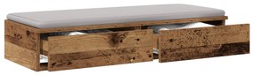 Ágyneműtartók Régi Fa 80x36,5x16,5 cm Műanyagtartalmú Fa