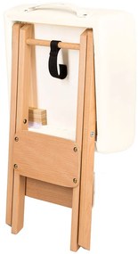 Összecsukható szék masszázságyhoz 2 masszázshengerrel