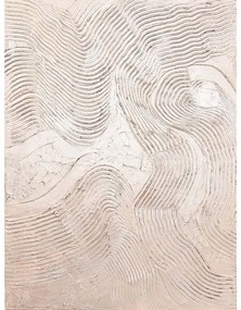 Kézzel festett kép 88x118 cm Metallic Rose – Malerifabrikken