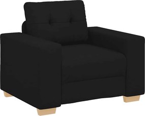 vidaXL fekete szövet kanapéfotel 100x78x80 cm