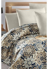 Barna pamut ágytakaró 200x230 cm Pique – Mila Home