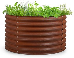 Blumfeldt Rust Grow, magaságyás, kerti ágyás, horganyzott acéllemez, rozsdás kivitel