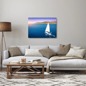 Kép - Hajókirándulás (üvegen) (70x50 cm)
