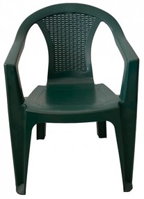 Santorini II. New 4 személyes kerti bútor szett, zöld asztallal, 4 db Palermo zöld székkel