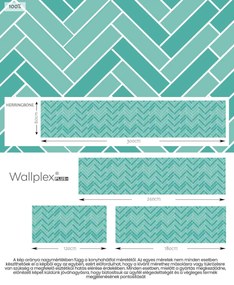 Wallplex konyhahátfal Herringbone (Méret: 60x300)