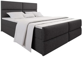 MILON kárpitozott boxspring ágy + topper, 160x200, sawana 05