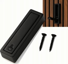 1 db Floran összecsukható fali akasztó, matt fekete