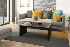 Mazzoni SISI Bézs/Fekete - MODERN DOHÁNYZÓASZTAL