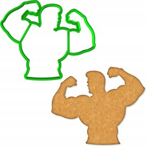 MĂ©zeskalĂĄcs lyukasztĂł Sport EdzĆterem TestĂ©pĂtĆ ErĆsĂtĆ Giga Chad 12cm