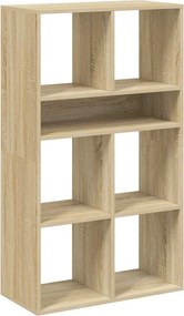 vidaXL könyvszekrény sonoma színű 66x31x112 cm szerelt fa