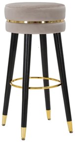 Világosszürke kárpitozott bárszék (ülésmagasság 74 cm) Paris – Mauro Ferretti