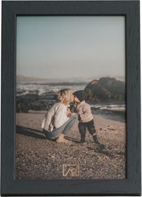 Képkeret fa 30x40 fekete Fotó